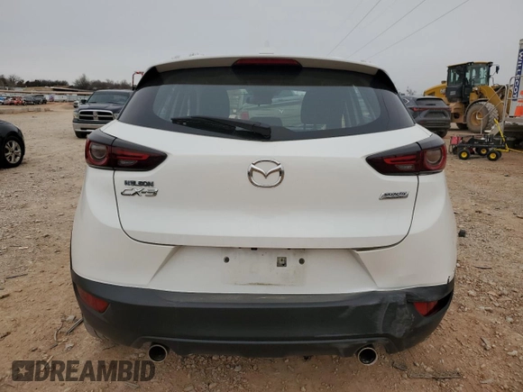 2020 Mazda CX-3 Sport with VIN JM1DKDB76L1473297, listed as a Copart auction lot 88894175 with 51,931 mi miles and Salvage Title. Bid and sale history available at carsss.com. Image 6.
