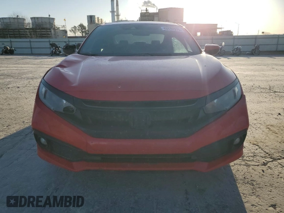 2020 Honda Civic Sedan Sport with VIN 2HGFC2F81LH519005, listed as a Copart auction lot 48632375 with 127,160 mi miles and Salvage Title. Bid and sale history available at carsss.com. Image 5.
