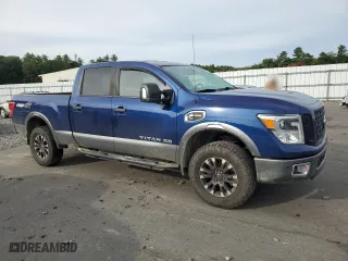 2017 Nissan Titan XD PRO-4X with VIN 1N6BA1F41HN567531, listed as a Copart auction lot 72682124 with 140,134 mi miles and Salvage Title. Bid and sale history available at carsss.com. Image 4.