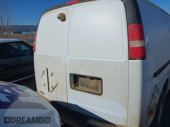 2014 Chevrolet Express Cargo Van with VIN 1GCWGFCAXE1205405, listed as a IAAI auction lot 41700218 with 397,332 mi miles. Bid and sale history available at carsss.com. Image 16.