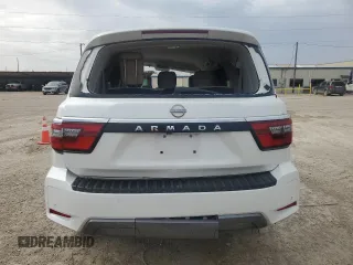 2022 Nissan Armada SV with VIN JN8AY2AC0N9163403, listed as a Copart auction lot 48340765 with 37,722 mi miles and Clean Title. Bid and sale history available at carsss.com. Image 6.
