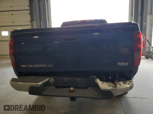 2005 Chevrolet Colorado LS Z71 with VIN 1GCDT196158141139, listed as a Copart auction lot 52927675 with 126,515 mi miles and Salvage title. Bid and sale history available at DreamBid. Image 6.