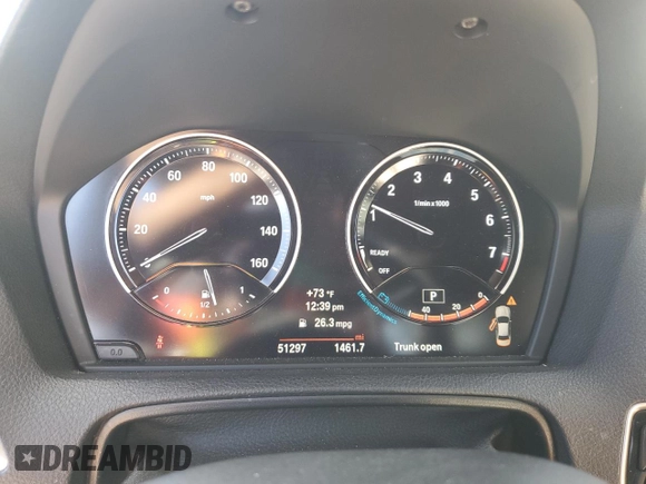 2018 BMW 2 Series M240i with VIN WBA2J5C57JVC07127, listed as a Copart auction lot 76994584 with 51,297 mi miles and Salvage title. Bid and sale history available at DreamBid. Image 9.
