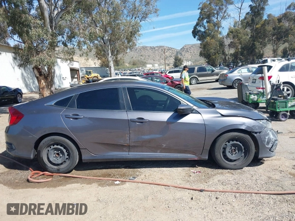 2019 Honda Civic Sedan LX with VIN 19XFC2F67KE204183, listed as a IAAI auction lot 41654678 with 107,306 mi miles. Bid and sale history available at carsss.com. Image 14.