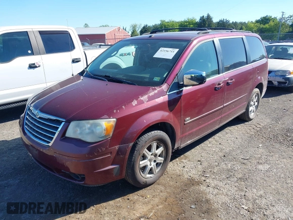 2008 Chrysler Town & Country Touring with VIN 2A8HR54P48R832030, listed as a IAAI auction lot 42196711 with 216,742 mi miles and . Bid and sale history available at carsss.com. Image 2.