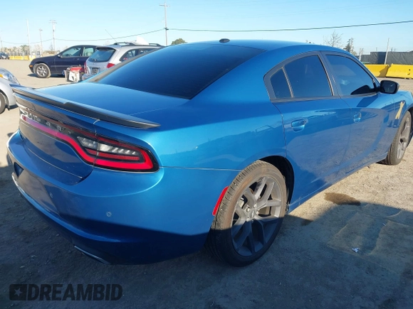 2021 Dodge Charger SXT with VIN 2C3CDXBG3MH679532, listed as a IAAI auction lot 41861575 with 42,214 mi miles. Bid and sale history available at carsss.com. Image 4.