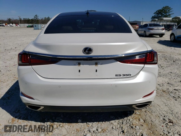 2020 Lexus ES with VIN 58ADZ1B18LU063593, listed as a Copart auction lot 46476125 with 77,273 mi miles and Salvage Title. Bid and sale history available at carsss.com. Image 6.