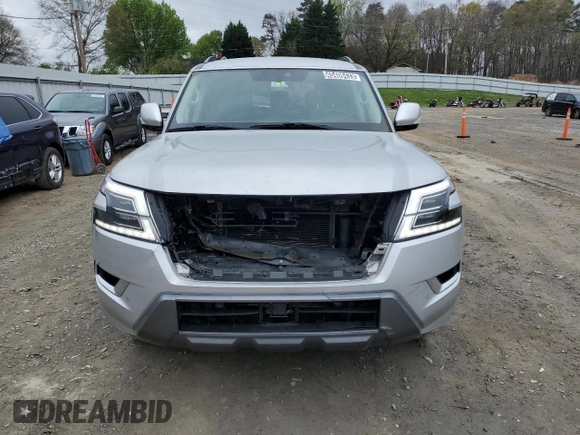 2021 Nissan Armada SV with VIN JN8AY2AC7M9146547, listed as a Copart auction lot 45408433 with 57,350 mi miles. Bid and sale history available at carsss.com. Image 5.