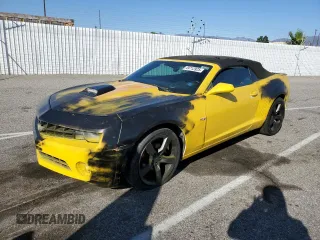 2012 Chevrolet Camaro 2LT with VIN 2G1FC3D33C9101821, listed as a Copart auction lot 49712925 with 0 mi miles and Clean Title. Bid and sale history available at carsss.com. Image 1.