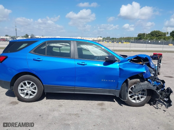 2024 Chevrolet Equinox LS with VIN 3GNAXHEG6RL181438, listed as a IAAI auction lot 41577654 with 7,459 mi miles. Bid and sale history available at carsss.com. Image 13.