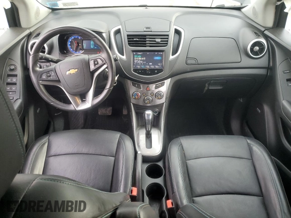 2016 Chevrolet Trax LTZ with VIN KL7CJRSB2GB562166, listed as a Copart auction lot 50413105 with 57,058 mi miles and Salvage Title. Bid and sale history available at carsss.com. Image 8.