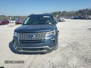 2018 Ford Explorer Platinum with VIN 1FM5K8HT5JGC38878, listed as a Copart auction lot 46522295 with 81,768 mi miles and Salvage Title. Bid and sale history available at DreamBid. Image 12.