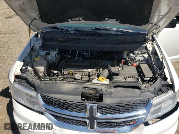 2018 Dodge Journey SE with VIN 3C4PDCAB6JT385668, listed as a Copart auction lot 53448745 with 106,446 mi miles and Salvage Title. Bid and sale history available at DreamBid. Image 12.