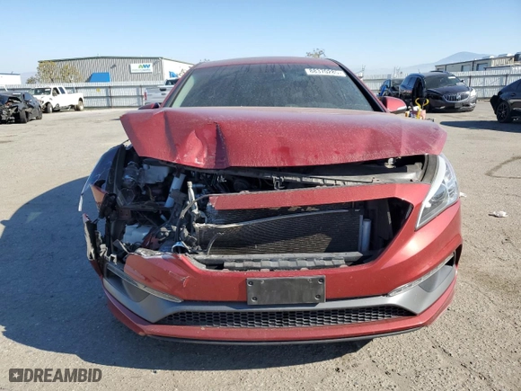 2016 Hyundai Sonata 2.4L Sport with VIN 5NPE34AF8GH370021, listed as a Copart auction lot 88370285 with 100,032 mi miles and Salvage Title. Bid and sale history available at carsss.com. Image 5.
