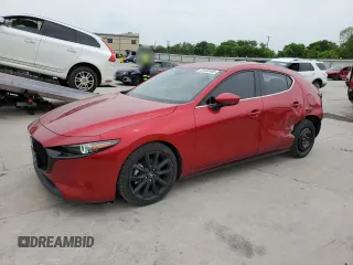 2019 Mazda Mazda3 Hatchback w/Premium Pkg with VIN JM1BPBNM9K1124082, listed as a Copart auction lot 53430905 with 45,858 mi miles and Salvage Title. Bid and sale history available at carsss.com. Image 1.