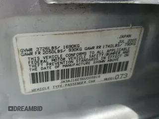 2006 Mitsubishi Lancer with VIN JA3AJ16E56U005818, listed as a Copart auction lot 60749615 with 155,194 mi miles and Salvage title. Bid and sale history available at DreamBid. Image 12.