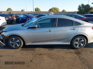 2019 Honda Civic Sedan LX with VIN 2HGFC2F66KH550182, listed as a IAAI auction lot 41861965 with 160,344 mi miles. Bid and sale history available at carsss.com. Image 14.