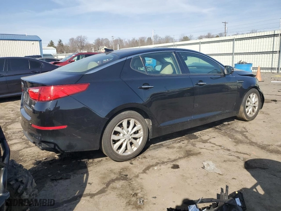 2014 Kia Optima EX with VIN 5XXGN4A72EG345121, listed as a Copart auction lot 45897715 with 0 mi miles and Salvage Title. Bid and sale history available at carsss.com. Image 3.