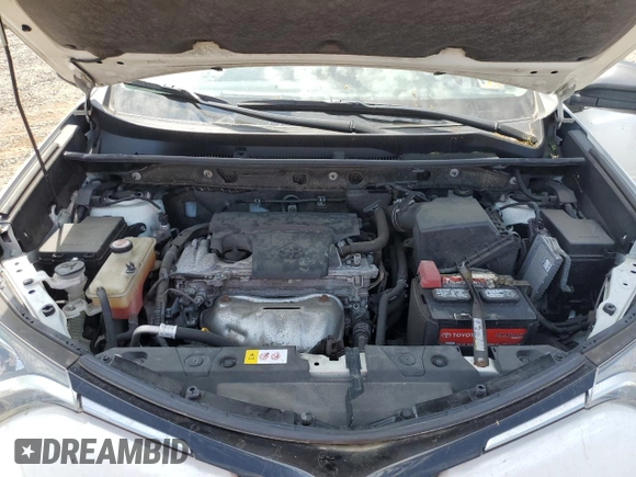 2018 Toyota RAV4 LE with VIN JTMBFREV4JJ720011, listed as a Copart auction lot 54916955 with 135,717 mi miles and Salvage Title. Bid and sale history available at carsss.com. Image 12.