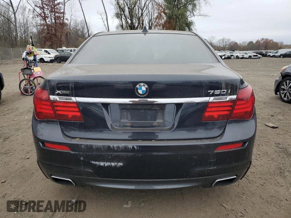 2014 BMW 7 Series 750i xDrive with VIN WBAYB6C52ED224729, listed as a Copart auction lot 77781224 with 0 mi miles and Salvage Title. Bid and sale history available at carsss.com. Image 6.