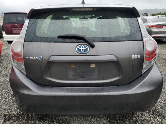 2014 Toyota Prius One with VIN JTDKDTB32E1569472, listed as a Copart auction lot 53732055 with 106,420 mi miles and Salvage Title. Bid and sale history available at DreamBid. Image 6.
