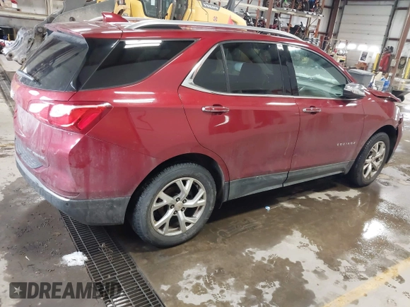 2019 Chevrolet Equinox Premier with VIN 2GNAXXEV0K6110156, listed as a IAAI auction lot 41639256 with 99,531 mi miles and . Bid and sale history available at DreamBid. Image 4.