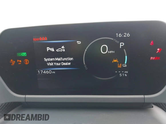 2023 Toyota bZ4X XLE z VIN JTMAAAAA1PA025511, wystawiony jako IAAI lot #41917340 z przebiegiem 17 460 mil mil oraz . Historia ofert i sprzedaży dostępna na DreamBid. Obrazek 7.