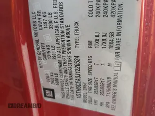 2018 GMC Canyon z VIN 1GTH6CEA3J1220524, wystawiony jako Copart lot #83235194 z przebiegiem 61 366 mil mil oraz Szkoda całkowita • Salvage title. Historia ofert i sprzedaży dostępna na DreamBid. Obrazek 12.