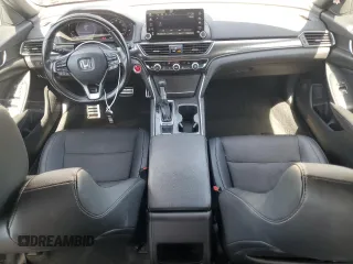 2019 Honda Accord Sport with VIN 1HGCV1F36KA176121, listed as a Copart auction lot 52565475 with 75,847 mi miles and Salvage Title. Bid and sale history available at DreamBid. Image 8.