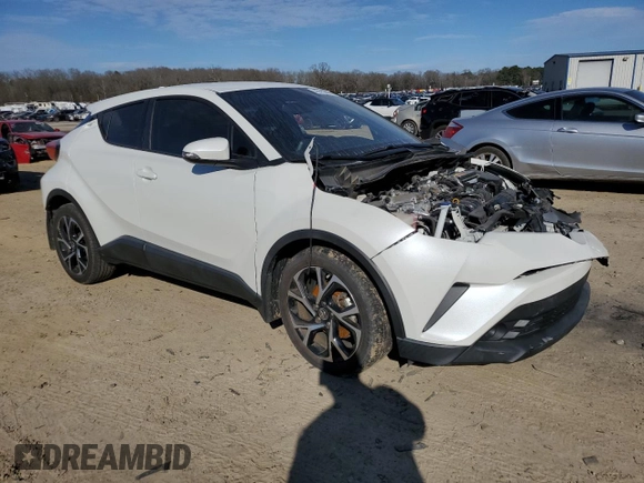 2018 Toyota C-HR XLE with VIN NMTKHMBXXJR020708, listed as a Copart auction lot 46410405 with 0 mi miles and Salvage Title. Bid and sale history available at carsss.com. Image 4.