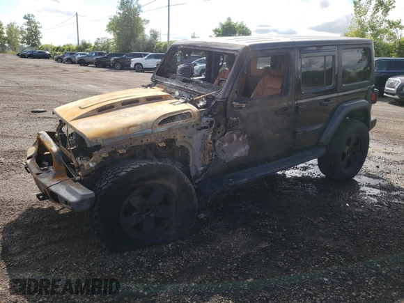 2018 Jeep Wrangler Unlimited Sport с VIN 1C4HJXDG8JW103066, выставлен на аукционе Copart как лот 63388393 с пробегом Не указан миль и На запчасти • Non repairable. История ставок и продаж доступна на DreamBid. Изображение 1.