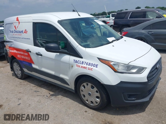 2019 Ford Transit Connect XL with VIN NM0LS6E25K1386266, listed as a IAAI auction lot 42379619 with 100,399 mi miles and . Bid and sale history available at DreamBid. Image 1.