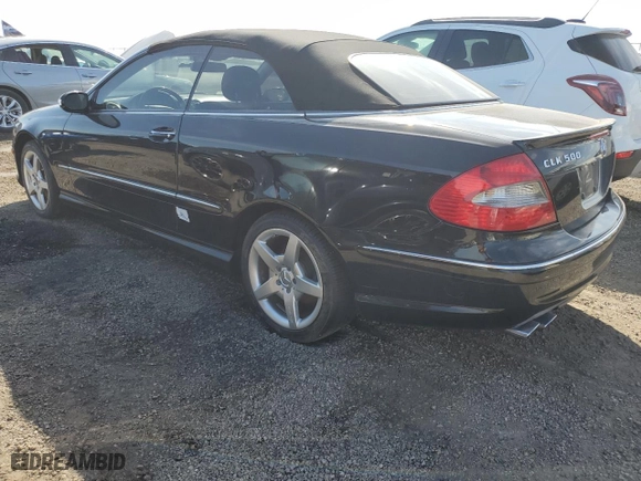 2006 Mercedes-Benz CLK-Class 5.0L with VIN WDBTK75G86T065318, listed as a Copart auction lot 76186154 with 85,902 mi miles and Salvage Title. Bid and sale history available at carsss.com. Image 2.