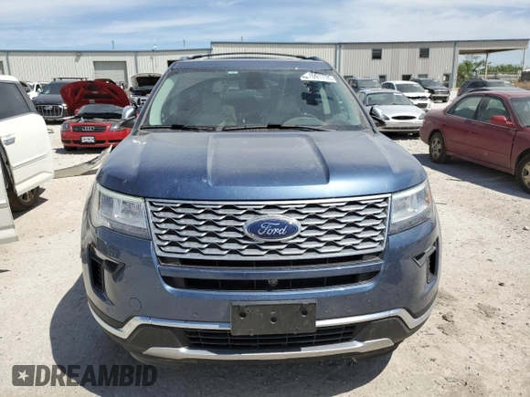 2018 Ford Explorer Platinum z VIN 1FM5K8HT3JGB02703, wystawiony jako Copart lot #57091735 z przebiegiem 90 921 mil mil oraz Szkoda całkowita • Salvage title. Historia ofert i sprzedaży dostępna na DreamBid. Obrazek 5.