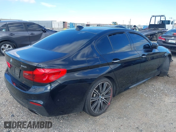 2017 BMW 5 Series 540i with VIN WBAJE5C33HG913604, listed as a IAAI auction lot 41559239 with 107,160 mi miles and . Bid and sale history available at carsss.com. Image 4.