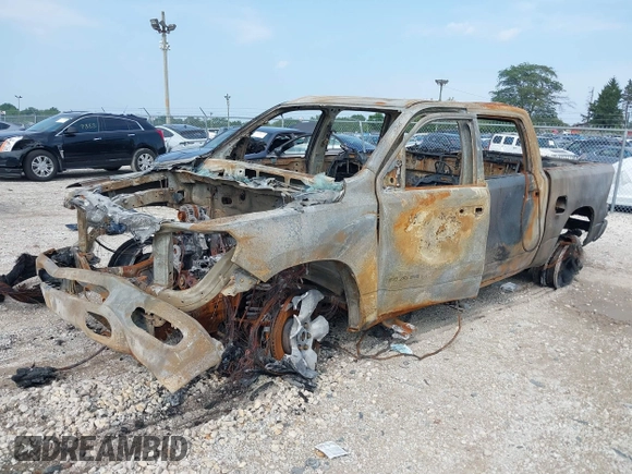 2019 Ram 1500 Big Horn with VIN 1C6SRFFT7KN603141, listed as a IAAI auction lot 39969194 with Not provided miles and . Bid and sale history available at DreamBid. Image 2.