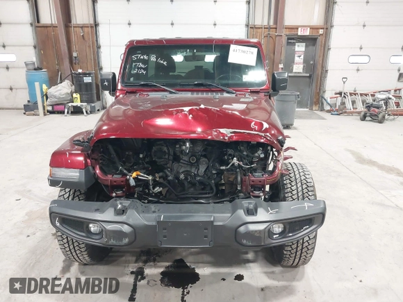 2021 Jeep Wrangler Unlimited Sport S with VIN 1C4HJXDN1MW596334, listed as a IAAI auction lot 41730278 with 64,126 mi miles and . Bid and sale history available at DreamBid. Image 6.