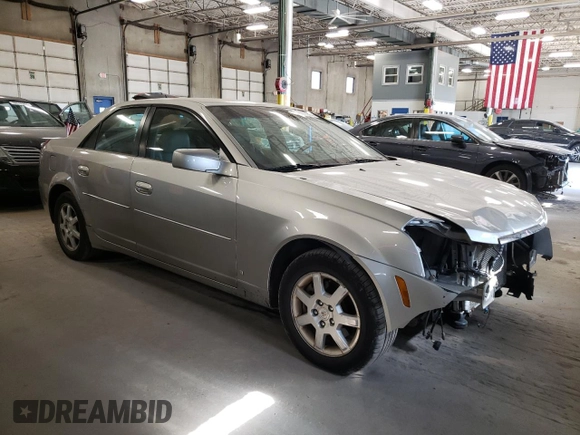 2007 Cadillac CTS with VIN 1G6DM57T570114088, listed as a Copart auction lot 76377914 with 86,343 mi miles and Salvage Title. Bid and sale history available at carsss.com. Image 4.