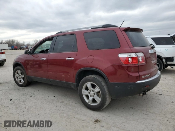 2010 GMC Acadia SLE with VIN 1GKLRLED2AJ162308, listed as a Copart auction lot 47792795 with 152,069 mi miles and Salvage Title. Bid and sale history available at DreamBid. Image 2.