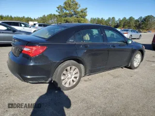 2014 Chrysler 200 LX with VIN 1C3CCBAG6EN103658, listed as a Copart auction lot 87053294 with 104,933 mi miles and Salvage Title. Bid and sale history available at carsss.com. Image 3.