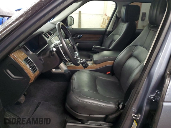2018 Land Rover Range Rover HSE z VIN SALGS2SV8JA502742, wystawiony jako Copart lot #60878555 z przebiegiem 81 004 mil mil oraz Szkoda całkowita • Salvage title. Historia ofert i sprzedaży dostępna na DreamBid. Obrazek 7.