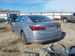 2015 Acura TLX V6 Tech with VIN 19UUB3F5XFA007901, listed as a IAAI auction lot 41477974 with 1 mi miles. Bid and sale history available at carsss.com. Image 3.