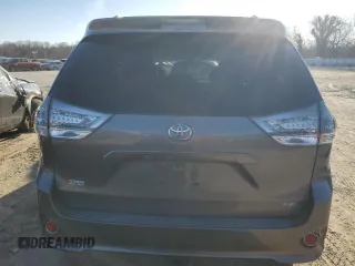2011 Toyota Sienna SE with VIN 5TDXK3DC8BS081330, listed as a Copart auction lot 41992025 with 109,419 mi miles and Salvage Title. Bid and sale history available at carsss.com. Image 6.