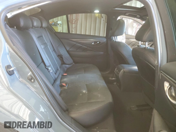 2021 Infiniti Q50 Red Sport 400 with VIN JN1FV7DR8MM881044, listed as a Copart auction lot 49596795 with 47,460 mi miles and Clean title. Bid and sale history available at DreamBid. Image 10.
