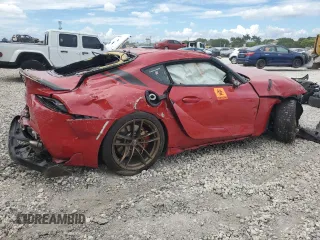 2021 Toyota GR Supra 3.0 with VIN WZ1DB0C02MW043797, listed as a Copart auction lot 73834264 with 0 mi miles and Non Repairable. Bid and sale history available at carsss.com. Image 3.