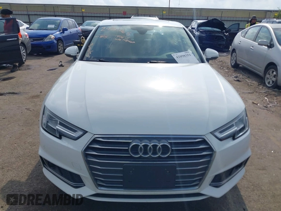 2017 Audi A4 with VIN WAUMNAF42HA040313, listed as a IAAI auction lot 42098351 with Not provided miles and . Bid and sale history available at DreamBid. Image 12.