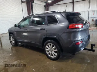 2017 Jeep Cherokee Limited z VIN 1C4PJMDB2HW601286, wystawiony jako Copart lot #60034815 z przebiegiem 55 948 mil mil oraz Szkoda całkowita • Salvage title. Historia ofert i sprzedaży dostępna na DreamBid. Obrazek 2.