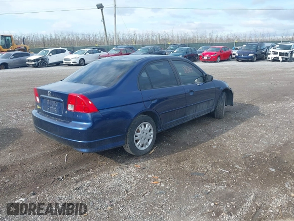 2004 Honda Civic LX z VIN 2HGES16524H511284, wystawiony jako IAAI lot #41933824 z przebiegiem 68 954 mil mil oraz . Historia ofert i sprzedaży dostępna na DreamBid. Obrazek 4.