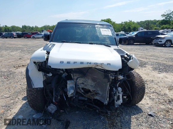 2021 Land Rover Defender with VIN SALE3ERU0M2038671, listed as a IAAI auction lot 42606135 with 79,051 mi miles and . Bid and sale history available at DreamBid. Image 13.
