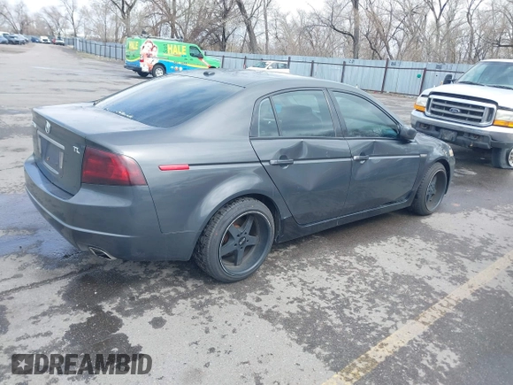 2005 Acura TL with VIN 19UUA66285A067183, listed as a IAAI auction lot 41937183 with 235,299 mi miles. Bid and sale history available at carsss.com. Image 4.